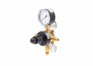 Harris CB2 Beverage Regulator Secondary, Soda, 60 PSI, 1/4 SAE, 1/4 SAE, 1 Pressure, 1/4 SAE Thru - 3005220 - WeldingMart.com
