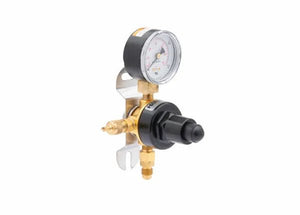 Harris CB2 Beverage Regulator Secondary, Soda, 60 PSI, 1/4 SAE, 1/4 SAE, 1 Pressure, 1/4 SAE Thru - 3005220 - WeldingMart.com