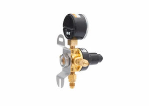 Harris CB2 Beverage Regulator Secondary, Soda, 60 PSI, 1/4 SAE, 1/4 SAE, 1 Pressure, 1/4 SAE Thru - 3005220 - WeldingMart.com
