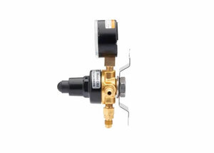 Harris CB2 Beverage Regulator Secondary, Soda, 60 PSI, 1/4 SAE, 1/4 SAE, 1 Pressure, 1/4 SAE Thru - 3005220 - WeldingMart.com