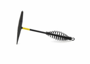 Harris Cone and Chisel Hammer 4706000—black metal welding tool with flat blade, spring handle; ideal weld cleaning accessory.