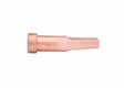A Harris Cutting Tip, 6290-3G GOUGING - 1500930 is shown against a white background. This nozzle has a cylindrical base, tapers to a flat tip, and features a smooth matte finish—ideal for gouging applications.
