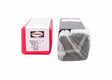 Two packages of welding rods are shown side by side. The left is labeled Harris E7018 Stick SMAW Welding Rod 3/32 10 Box 70185010. The right package is partly unwrapped, revealing gray low-hydrogen 7018 rods for stick welding.