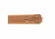 A bundle of uncooked whole wheat spaghetti noodles lies horizontally against a white background, resembling Harris ER70S-3 Mild Steel TIG GTAW Welding Rods (1/8, 10# Box - E70S360) with their uneven ends and light brown color.