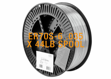 Harris ER70S-6 Mild Steel GMAW MIG Welding Wire .045 44# Spool Italian Welding Wire - E70S6H9IT - WeldingMart.com