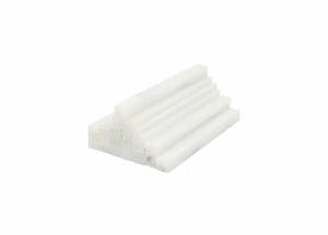 Harris Flat Soapstone Refills 3011000—144-pack white rectangular markers for welding, tiered design for precise metal marking.