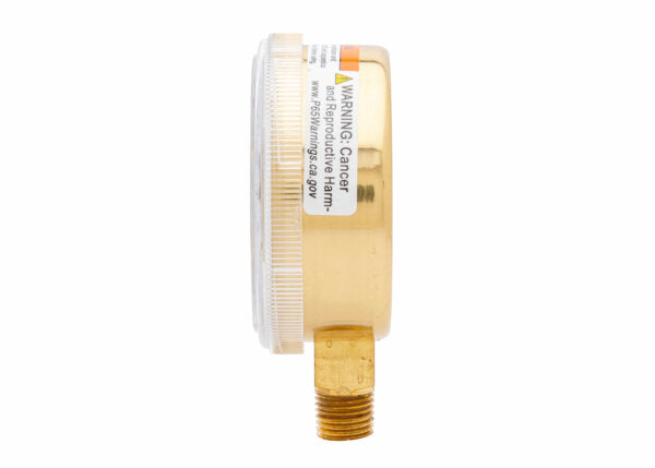 Harris Flowgauge Gauge 2-1/2"100 SCFH DU Brass - 9006139 - WeldingMart.com