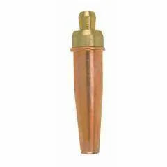 Harris 1-GPP-000 V-Series Hand Cutting Tip 1502317 for welding torches, brass-copper nozzle, metal fabrication accessory.