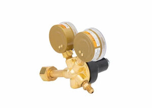 Harris Model 201-100P-320i CO2 Brass Beverage Regulator - 3001994 - WeldingMart.com