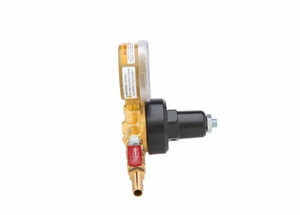 Harris Model 201-100P-320i-G CO2 Brass Beverage Regulator - 3002260 - WeldingMart.com