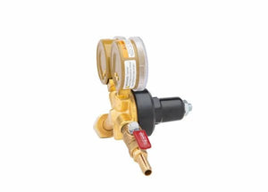 Harris Model 201-100P-320i-G CO2 Brass Beverage Regulator - 3002260 - WeldingMart.com