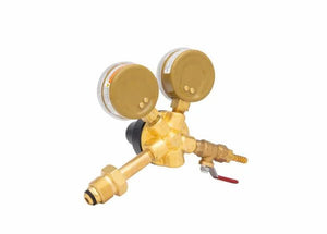 Harris Model 201-100P-580i-A-G N2 Brass Beverage Regulator - 3002262 - WeldingMart.com