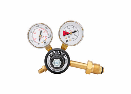 Harris Model 201-100P-580i N2 Brass Beverage Regulator - 3001995 - WeldingMart.com