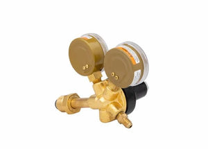 Harris Model 201-100P-580i N2 Brass Beverage Regulator - 3001995 - WeldingMart.com