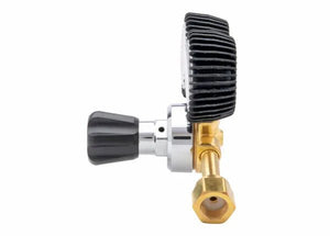 Harris Model 201-30-320i-G CO2 Brass Beverage Regulator - 3004600 - WeldingMart.com