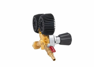 Harris Model 201-30-320i-G CO2 Brass Beverage Regulator - 3004600 - WeldingMart.com