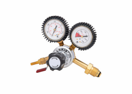 Harris Model 201-60-580i-A-G N2 Brass Beverage Regulator - 3004601 - WeldingMart.com