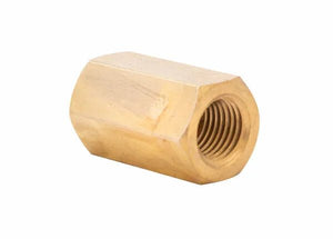Harris Model 2327 Brass Coupler Nut for 2290 Heating Tips, welding equipment accessory, shown on white background.