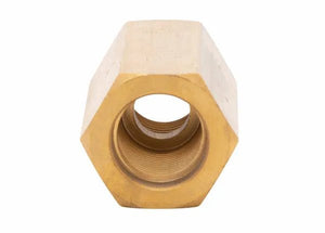 Harris 2327 Coupler for 2290 Heating Tips (9000720), detailed view showing threads, welding tool accessory at WeldingMart.