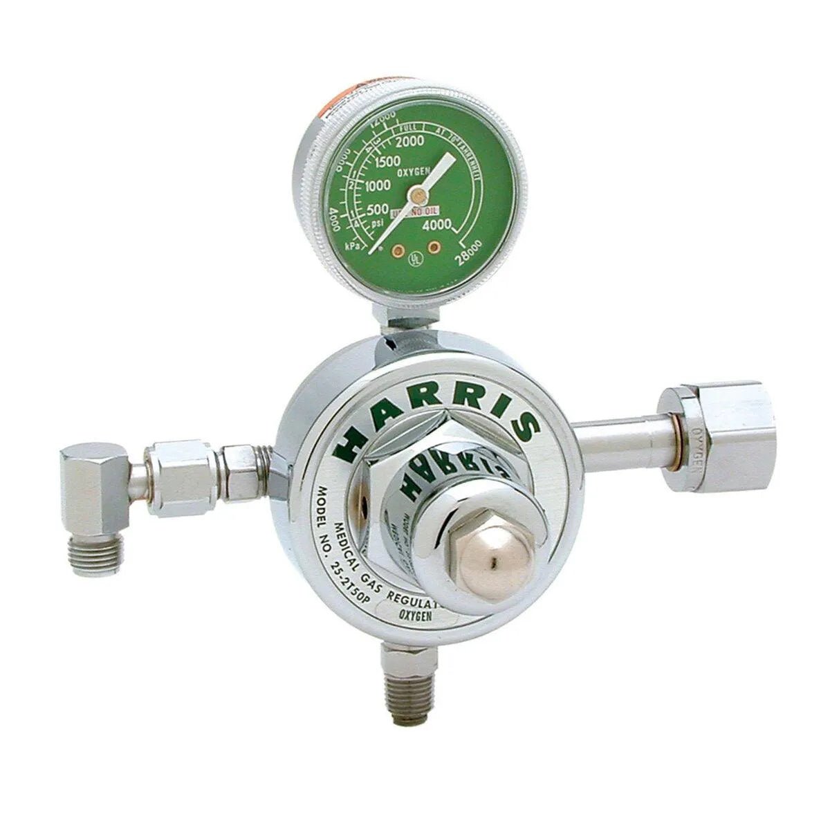 Harris Model 25-2C T50P-540 Large Preset Medical Regulator - 3500625