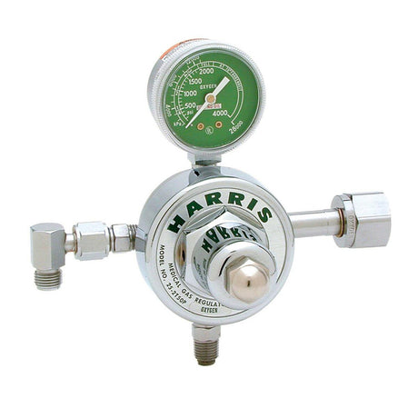 Harris Model 25-2C T50P-540 Large Preset Medical Regulator - 3500625 - WeldingMart.com