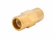 Harris Model 2543 Coupler for Model 2290 heating tips, brass check valve with hex body, welding accessory on white background.