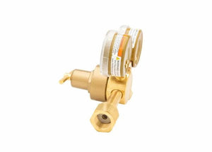Harris 3000164 301-CD60-320 single stage flowgauge regulator for welding gases, dual gauges & threaded connector, WeldingMart.