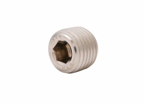 Harris Model 316SS Hex Socket Plug with 1/4" NPT (M) threads - 9000553 - WeldingMart.com