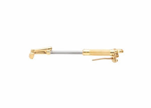Harris 1003350 62-5AE 18" hand cutting torch, gold-silver heavy-duty welding tool with 70° head angle from WeldingMart.