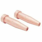 Harris Model 6290-2 Hand Cutting Tips (1500850), copper, tapered ends, for hand cutting torches—welding tool accessory.
