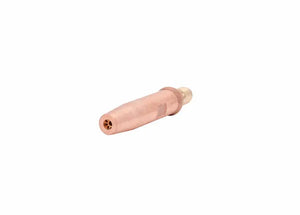 Harris Model 8090-4 Machine Cutting Tip 1501950 for Harris 8090 propane torch, copper welding torch tip, shown on white background.