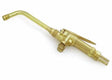 The Harris Model 89-3 Heating and Soldering Torch Assembly (1400382) features a brass nozzle with an angled spout, control valve, and lever handle. Designed for gas hose attachment, it’s ideal for welding or soldering. Plain white background.