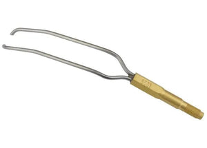 Harris Model 9501 TWIN TIP welding torch, gold handle, dual prong, ideal for brazing large tubing, alternative fuel gases.