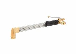 Harris 1001983 980-F Hand Cutting Torch, 19" body, 90° head, FlashGuard valves; oxy-acetylene welding tool on white background.