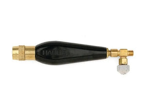 Harris 1400086 HAS-400 Inferno Air-Fuel Torch Handle with black grip, brass fittings—welding tool at WeldingMart.