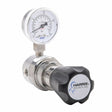 Harris HP743-125-000-C Ultra High Purity Stainless Steel Regulator with psi/bar gauge for welding and specialty gas control.