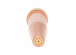 Harris V1-101AC-000 V-Series Hand Cutting Tip for acetylene torches, copper nozzle, WeldingMart welding accessory, white background.