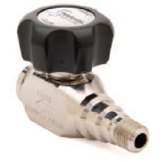 Harris Regulator Outlet Valve Nickle Plated Brass - 9101383 - WeldingMart.com