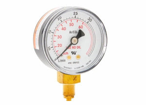 Harris Regulator Pressure Flowgauge 50 mm 60 SCFH / 30 LPM 1/8" - 9006253 - WeldingMart.com
