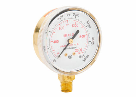 Harris Regulator Pressure Gauge 2-1/2"2000# 649 - 9006080 - WeldingMart.com