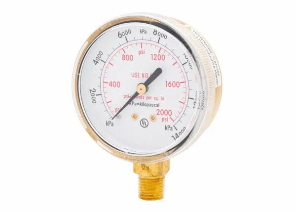 Harris Regulator Pressure Gauge 2-1/2"2000# 649 - 9006080 - WeldingMart.com