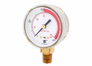 Harris Regulator Pressure Gauge 2" 30RZ PSI / 200 kPa - 9006127 - WeldingMart.com