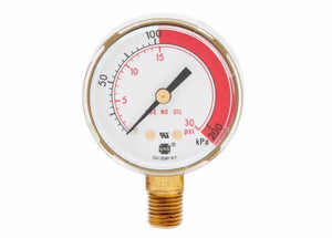 Harris Regulator Pressure Gauge 2" 30RZ PSI / 200 kPa - 9006127 - WeldingMart.com