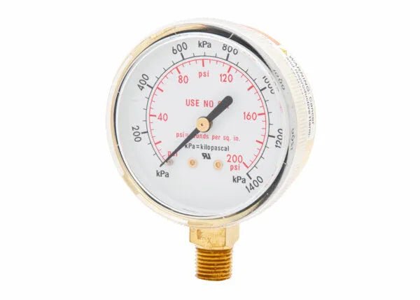 Harris Regulator Pressure Gauge 2.5 in. 200 PSI / 1400 kPa - 9006065 - WeldingMart.com