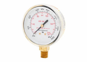 Harris Regulator Pressure Gauge 2.5 in. 200 PSI / 1400 kPa - 9006065 - WeldingMart.com