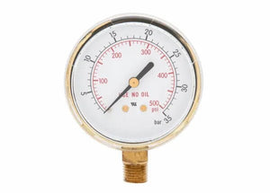 Harris Regulator Pressure Gauge 2.5 in. 500 PSI / 35 BAR - 9006117 - WeldingMart.com