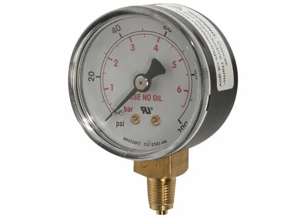 Harris Regulator Pressure Gauge 50mm 100 PSI / 7 BAR - 9006255 - WeldingMart.com