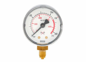 Harris Regulator Pressure Gauge 50mm 315 BAR / 4567 PSI - 9006468 - WeldingMart.com