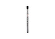 A single Harris 45TCW25004 Safety-Silv 45TCW Flux-Cored Silver Brazing Alloy rod (2.0 x 500 mm) stands vertically on a white background, with silver labeling along its body, resembling a sleek, high-quality metal finish.