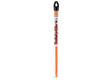A single Harris 56F518L Safety-Silv 56FC flux-coated silver brazing alloy rod (3/32 in) is shown vertically; clear tube packaging is labeled for easy use, like the marked “Safety 5 in.” wrapper on a glow stick.